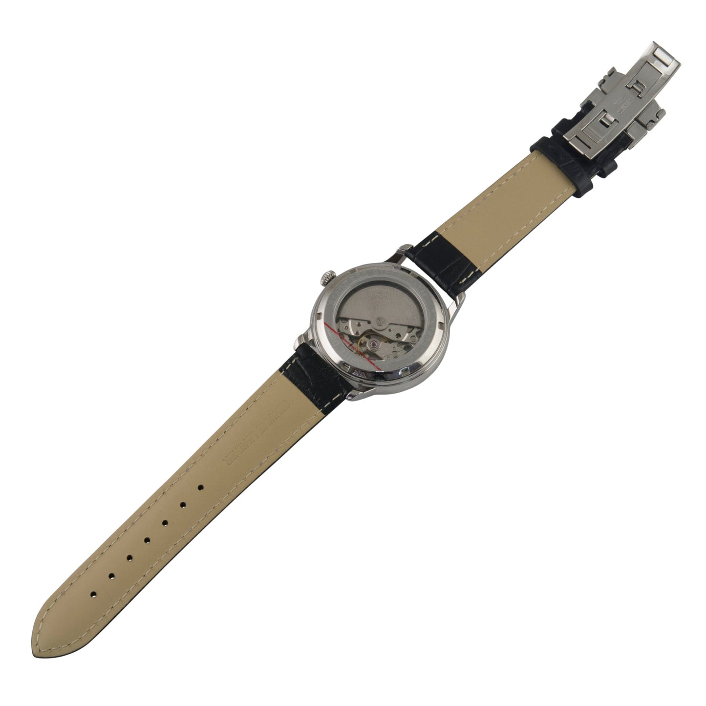 Starborn Muonionalusta Meteorite 40mm Automatic Watch with Black Leather Band