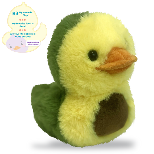 Duckado - 7" Chip Plush Duckee Avocado