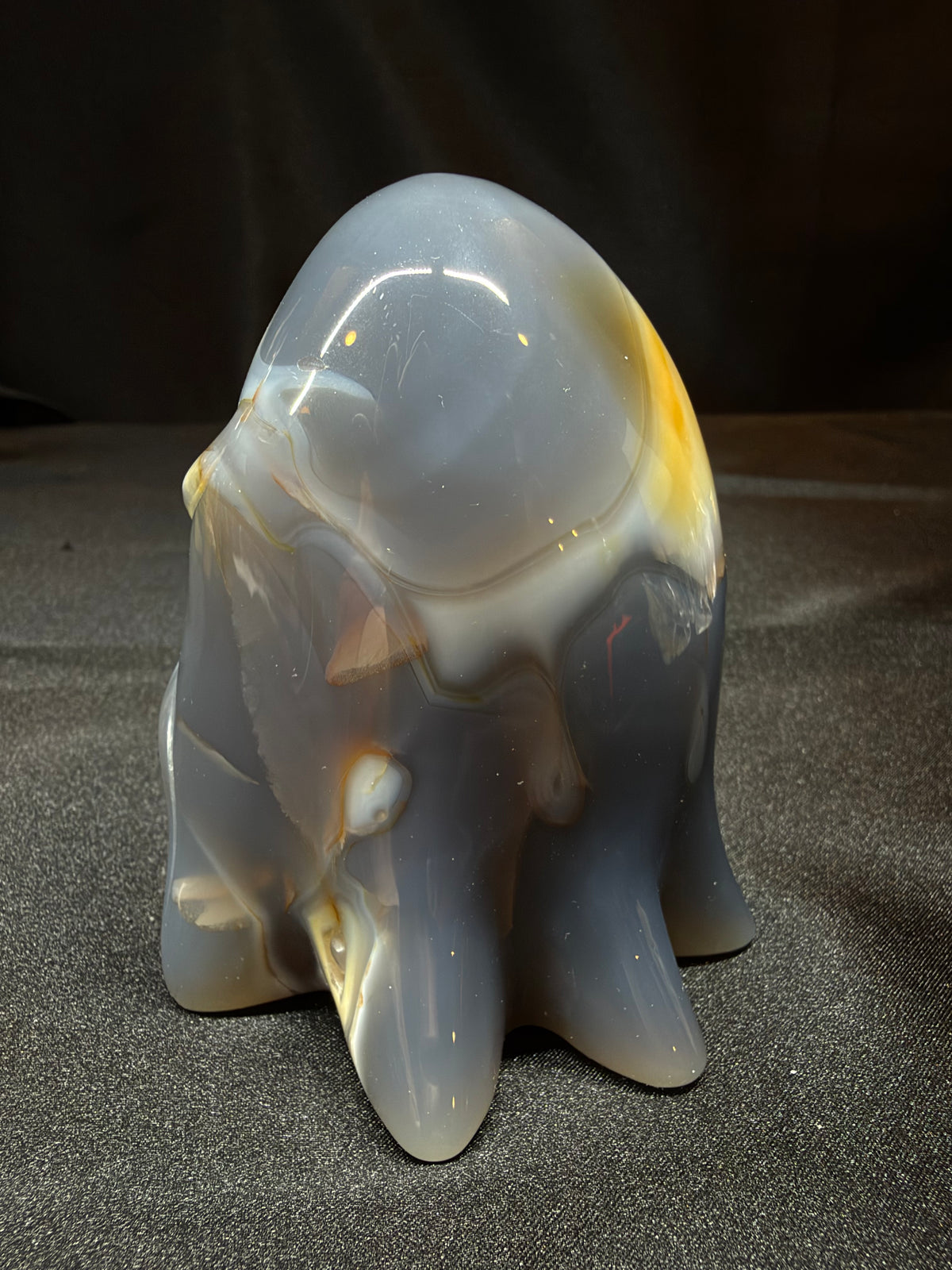 Happy Orca Agate Ghostie