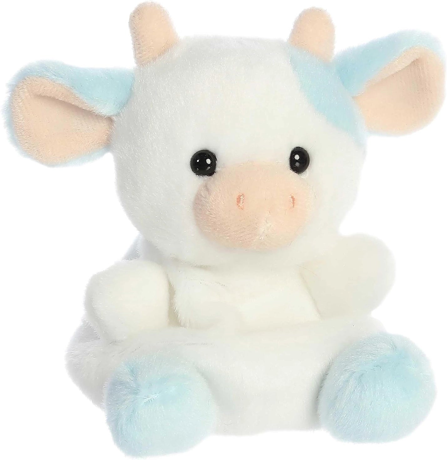 5" Skyla Blueberry Cow Palm Pals Stuffed Animal