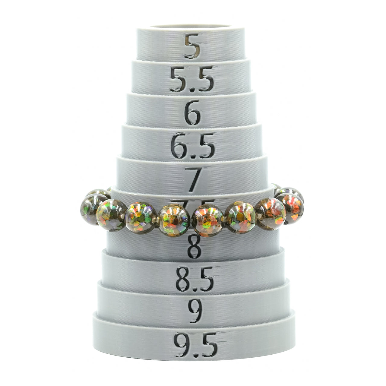 Starborn Ammolite Elastic Beaded Bracelet