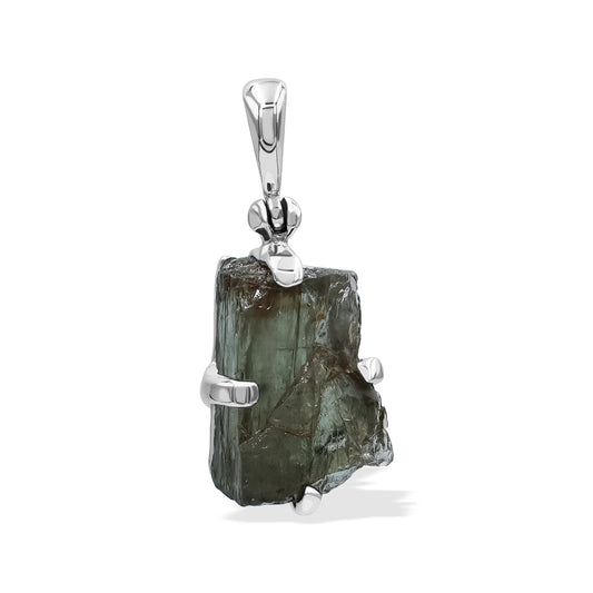 Starborn Andalusite Prong Set Pendant in Sterling Silver