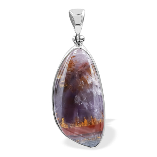 Starborn Auralite 23 Free Form Pendant in Sterling Silver