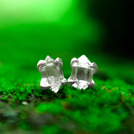 Starborn Herkimer Diamond Sterling Silver Post Earrings