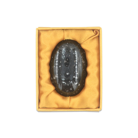 Starborn Galaxy Obsidian Polished Oval Palm Stone - Medium (1 Piece)
