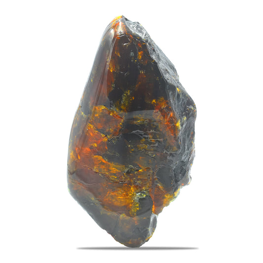 Starborn Polished Lion's Mane Sumatra Amber Collector (130-150 grams) - 1 Piece