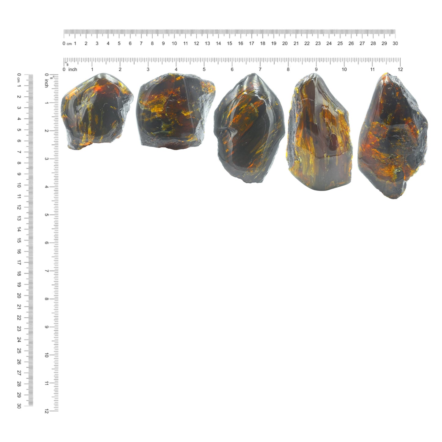Starborn Polished Lion's Mane Sumatra Amber Collector (130-150 grams) - 1 Piece