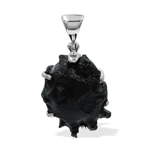 Starborn Bilitonite Prong Set Pendant in Sterling Silver