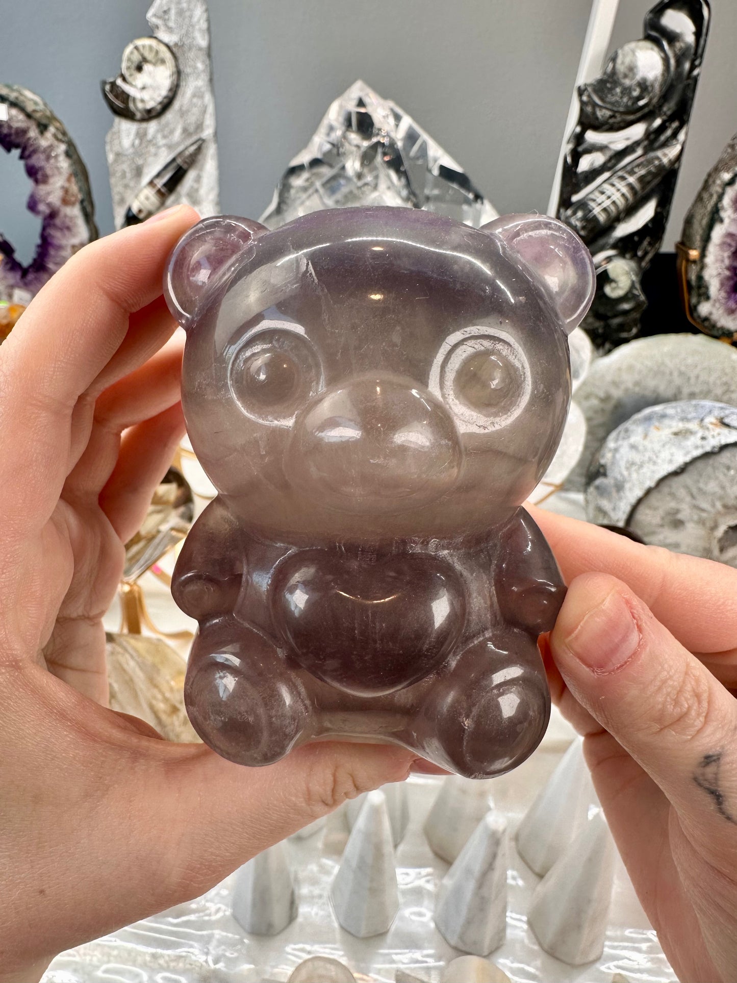 Fluorite Bear Night Light