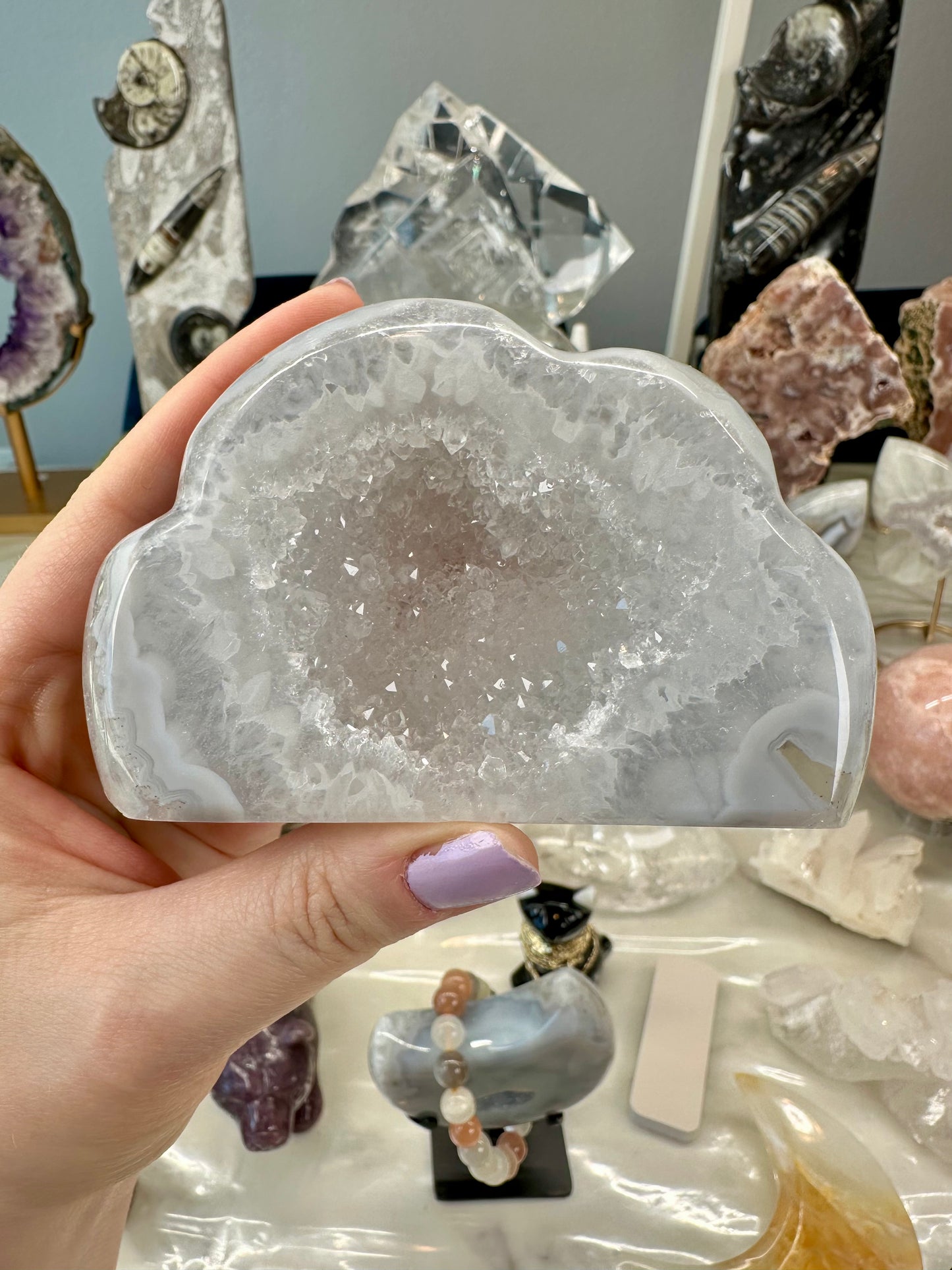 Druzy Agate Cloud