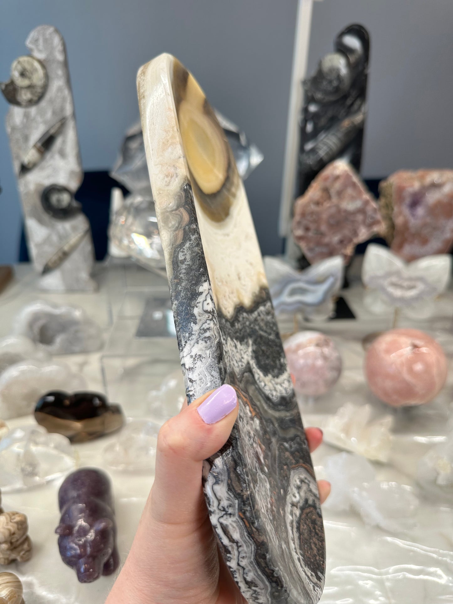 Banded Calcite Bowl/Dish C