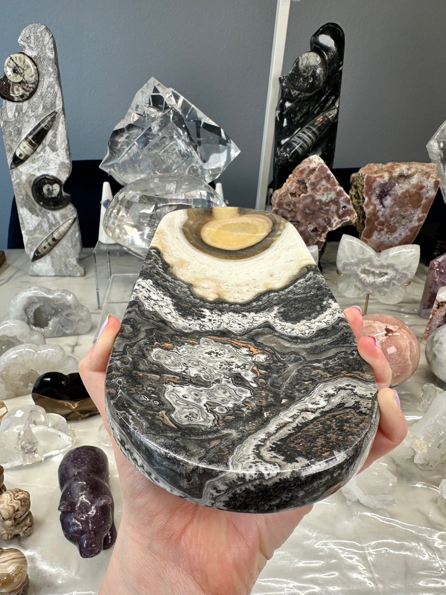 Banded Calcite Bowl/Dish C