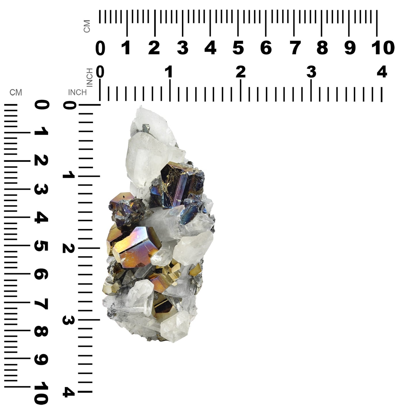 Starborn Rainbow Pyrite Crystal Collector's Corner Specimen 668 cts - 1 Piece