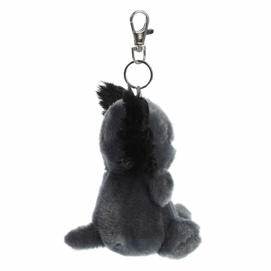 4" Plush Onyx Axolotl Palm Pals Clip-On