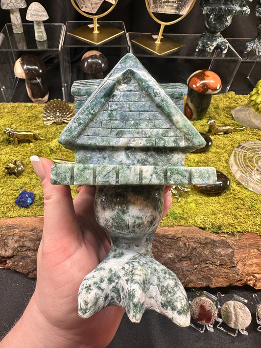 Baba Yagas House | Moss Agate D