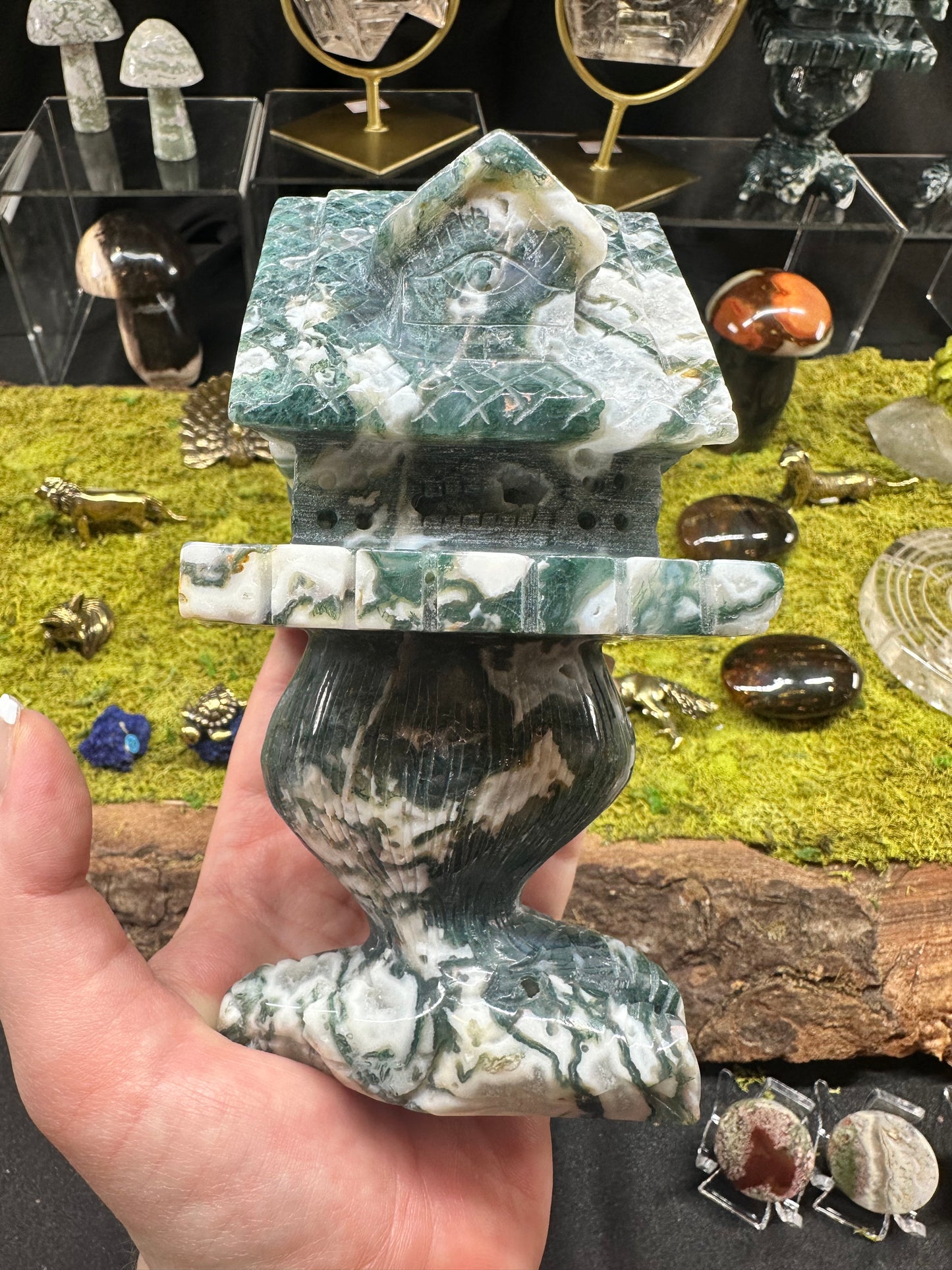 Baba Yagas House | Moss Agate E