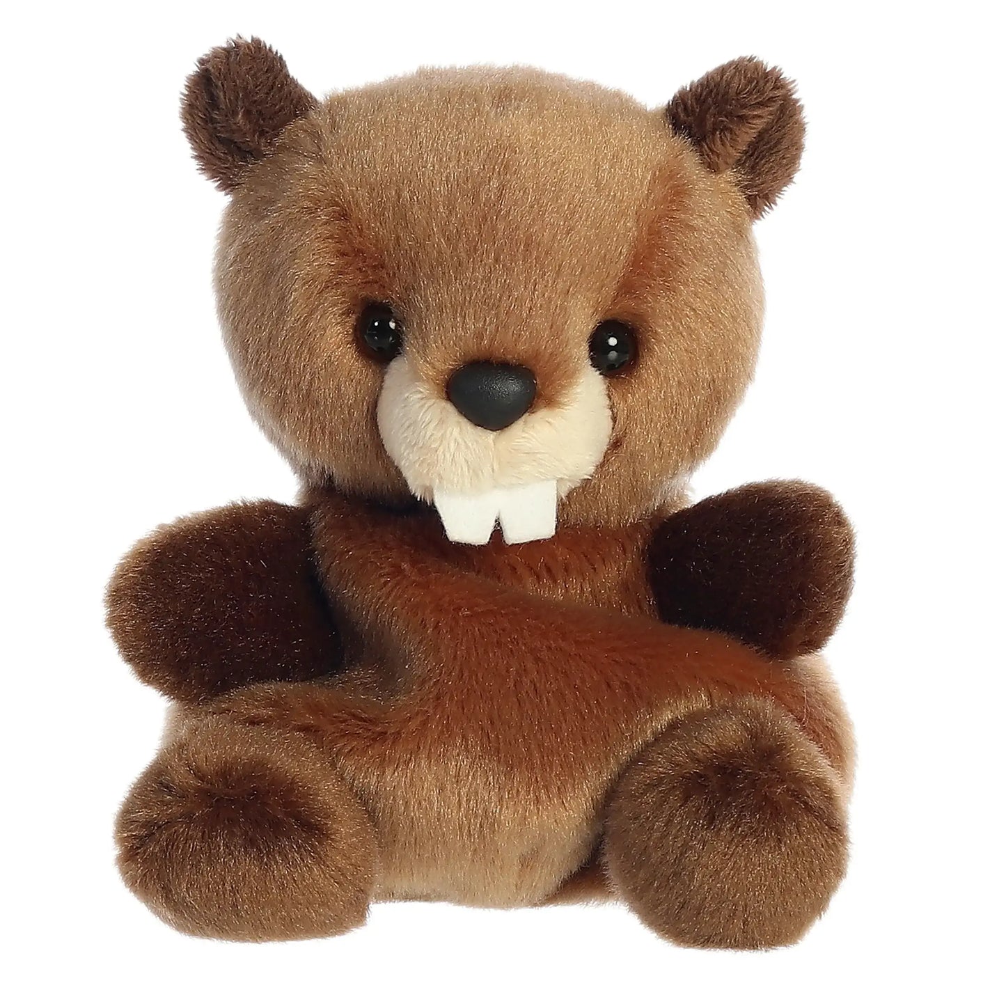 5" Plush Chewy Beaver Palm Pals