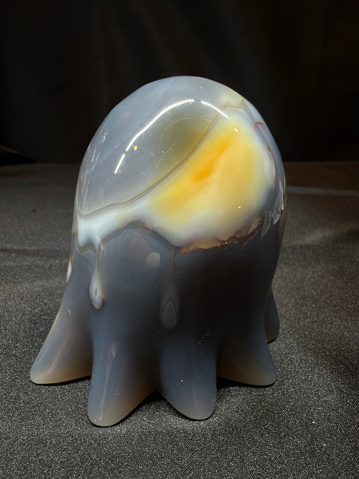 Happy Orca Agate Ghostie