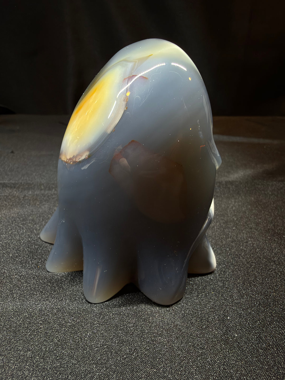 Happy Orca Agate Ghostie