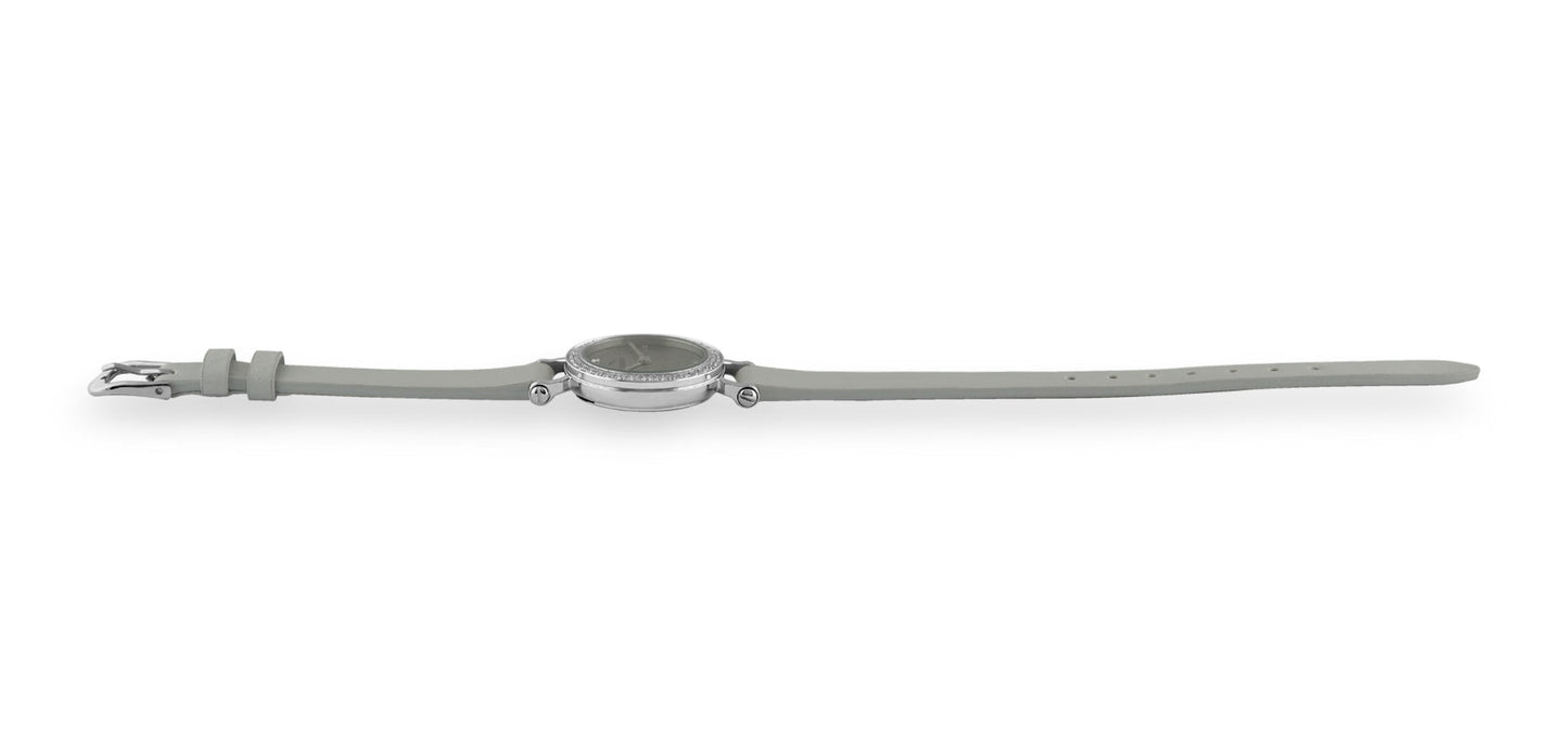 Starborn Muonionalusta Meteorite 20mm Women's Watch with Grey/Black Leather Band