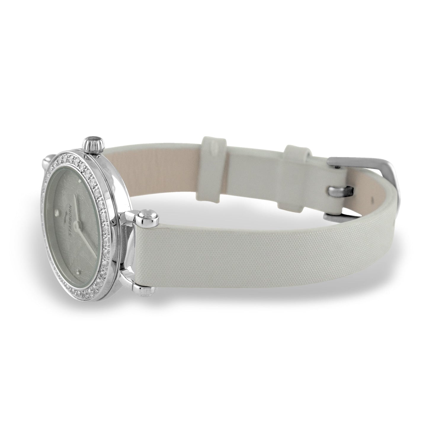 Starborn Muonionalusta Meteorite 20mm Women's Watch with Grey/Black Leather Band