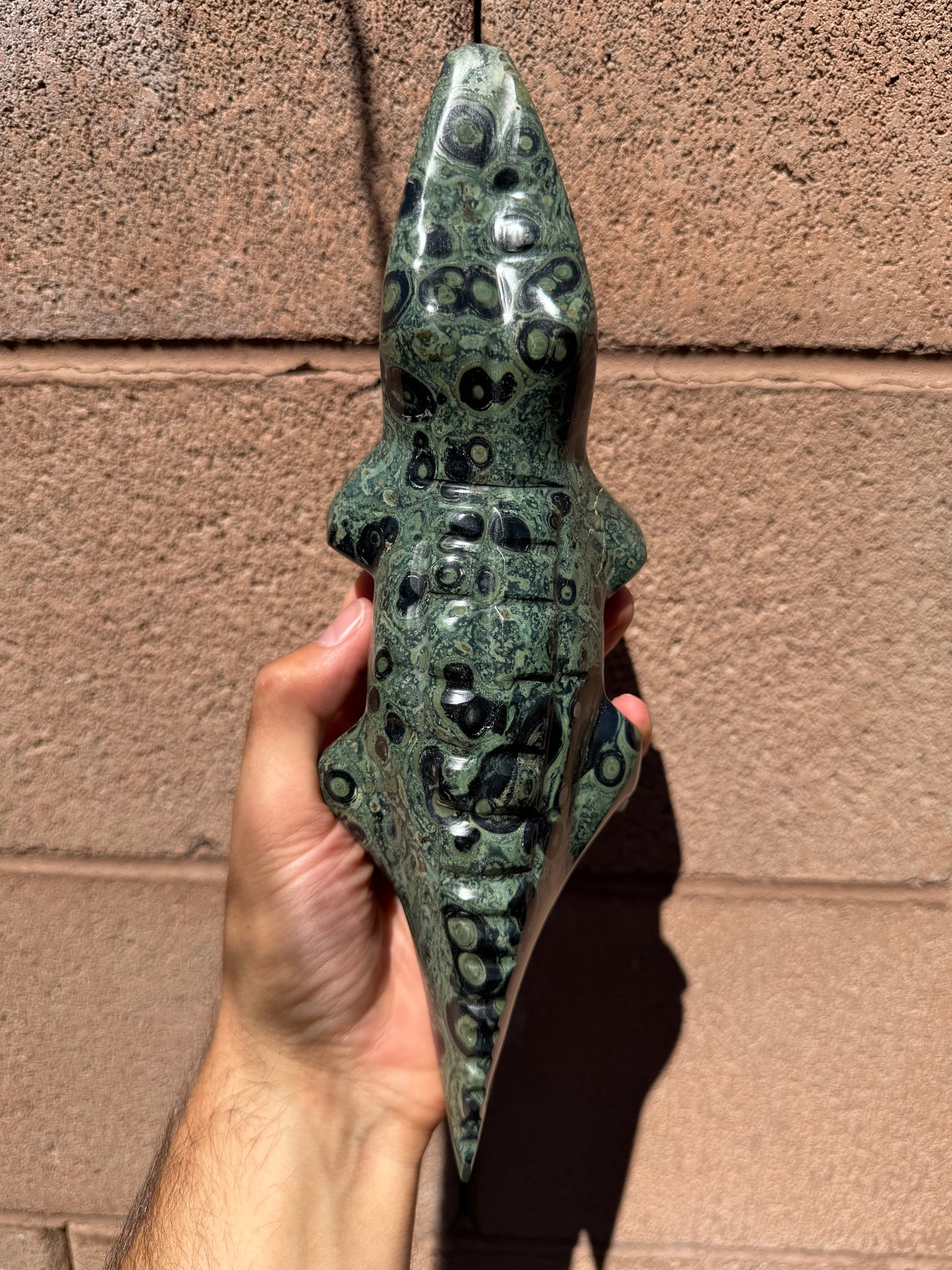 Mr. Pinky Moretti - Kambaba Jasper Crocodile
