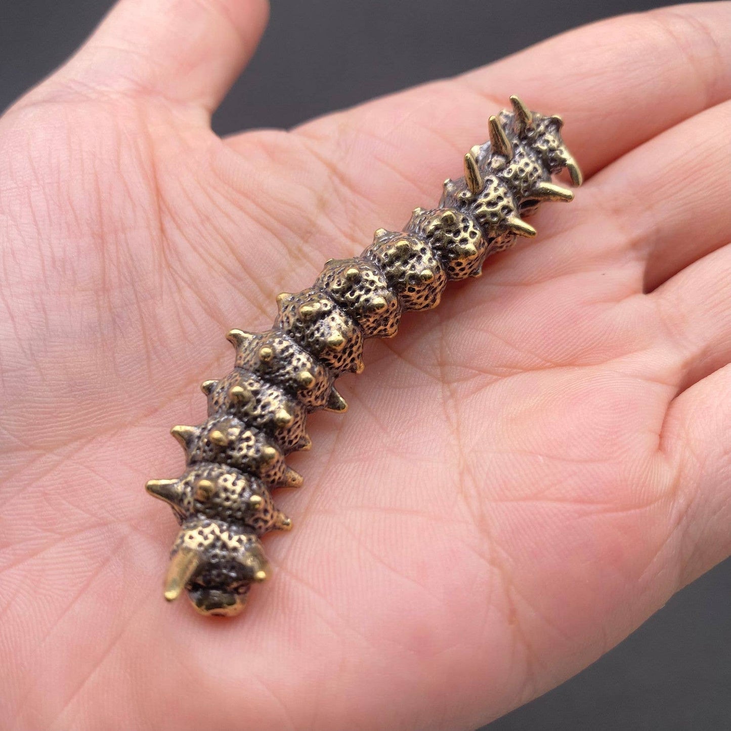 Brass Caterpillar Crafts Desktop Ornaments Decoration