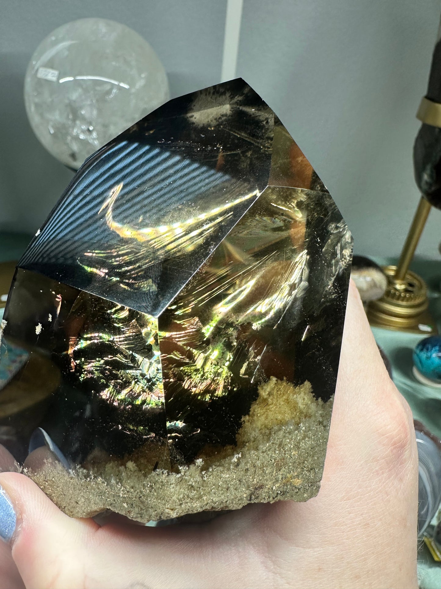 Cognac Lodolite/Garden Quartz