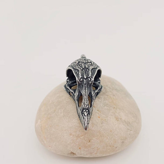 Viking Stainless Steel Crow Head Pendant - Only pendant
