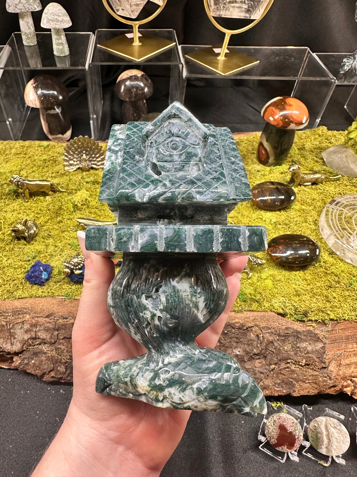Baba Yagas House | Moss Agate C