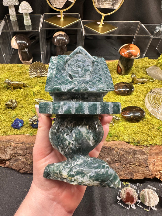 Baba Yagas House | Moss Agate C