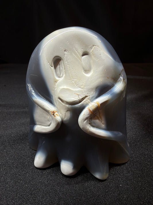 Happy Orca Agate Ghostie