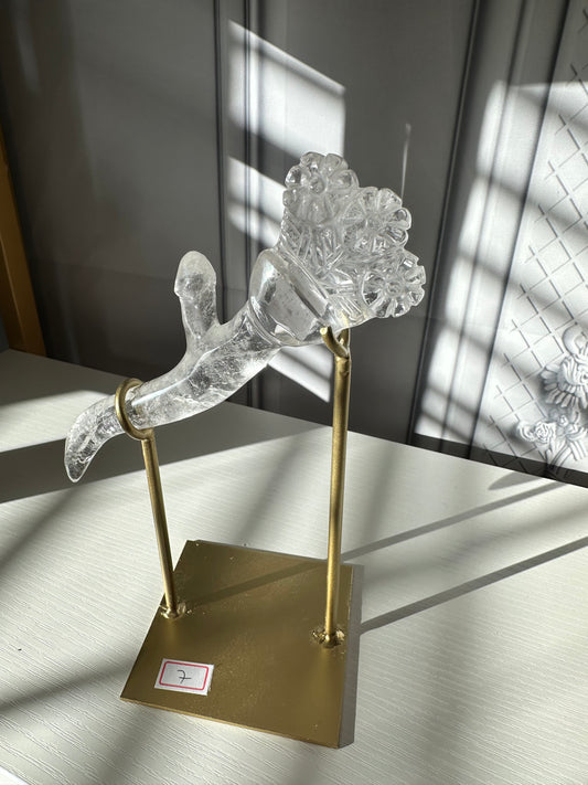 Sacred Lotus on Stand