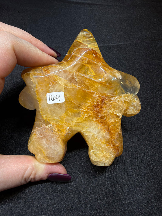 Golden Healer Star with a Face