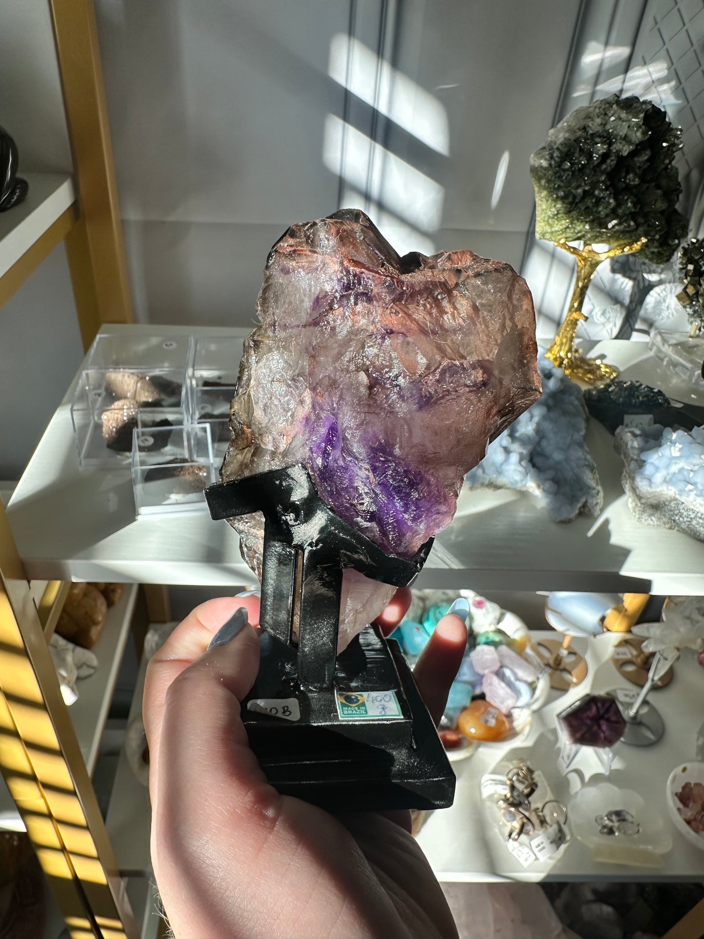 Smokey Amethyst Elestial