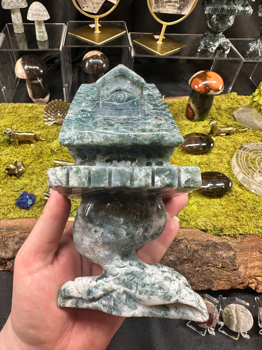 Baba Yagas House | Moss Agate D