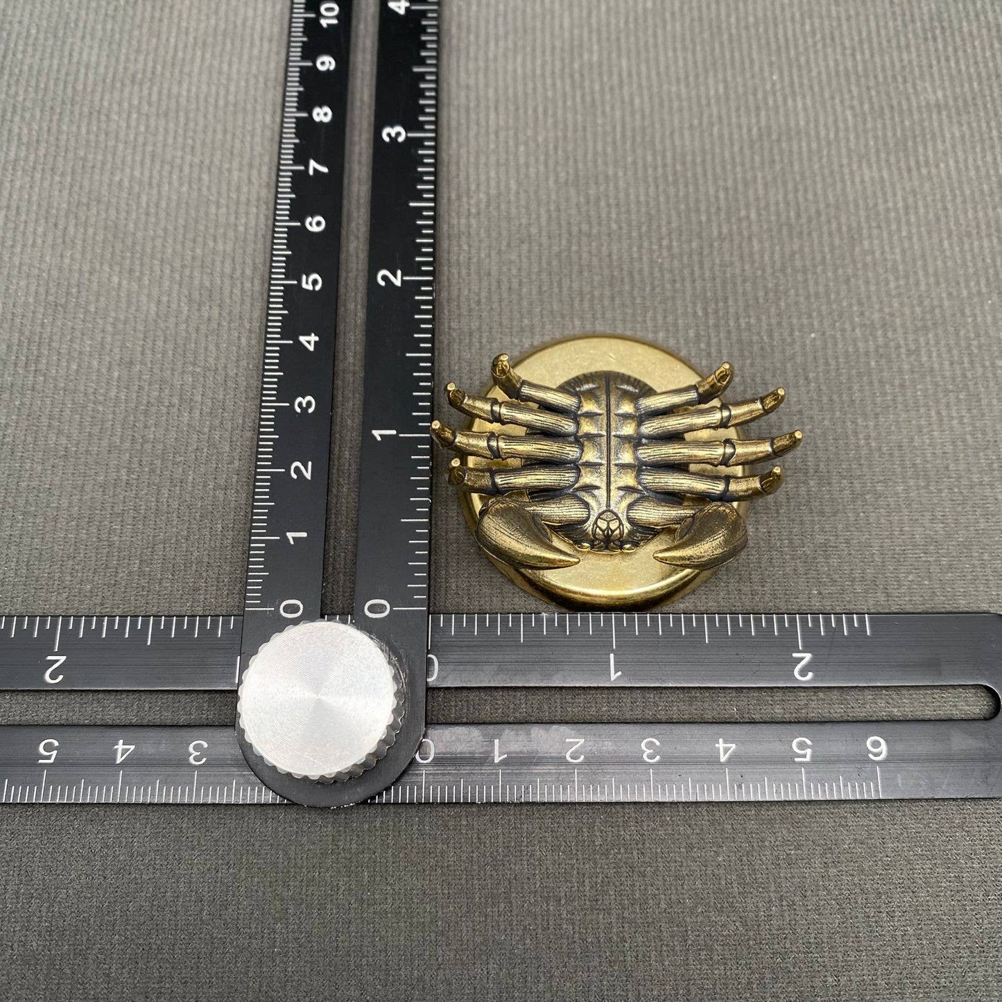 Brass Crab Tray Crafts Decoration Desktop Ornaments