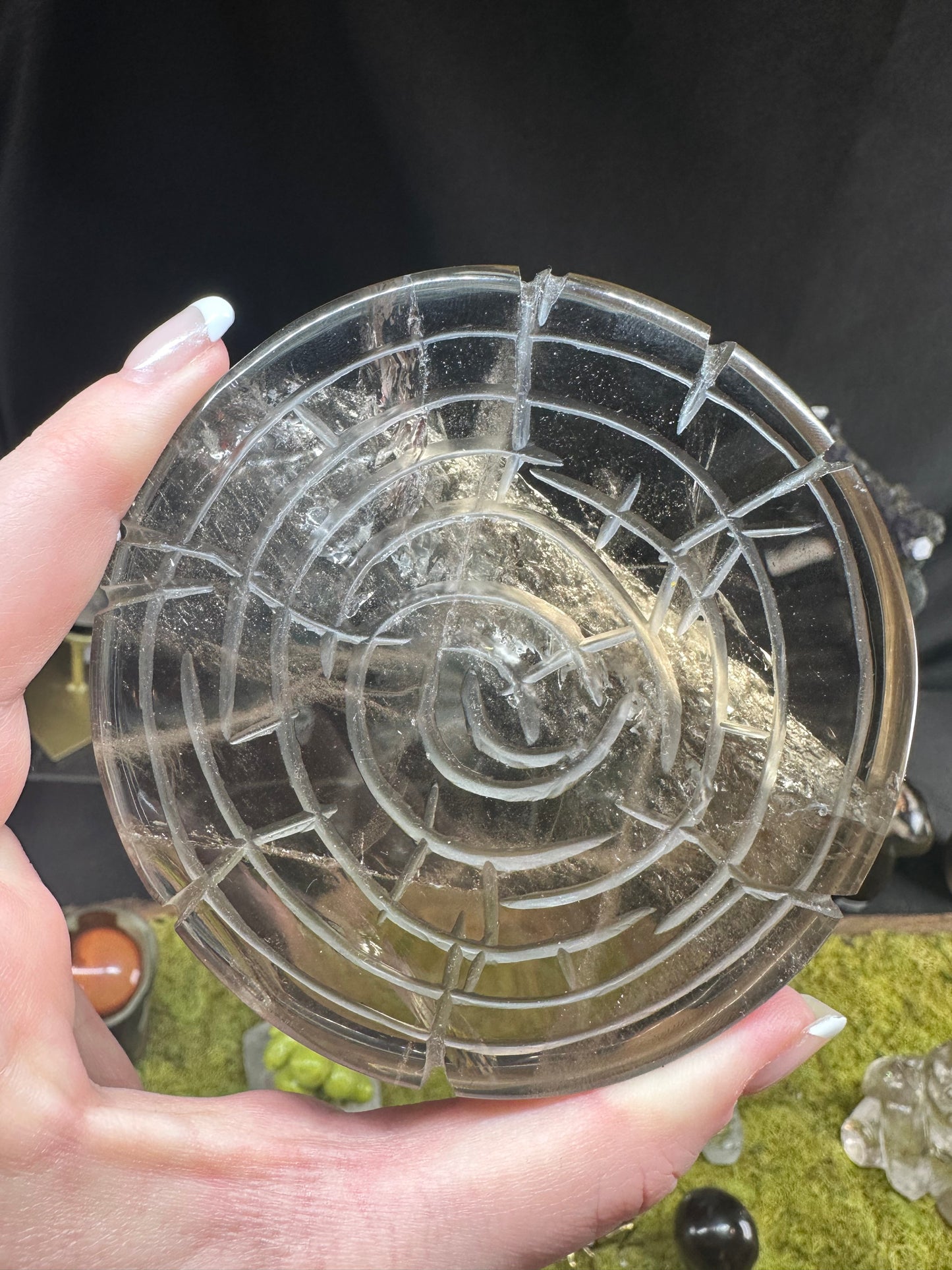 Enchanted Forest Smokey Quartz Coaster