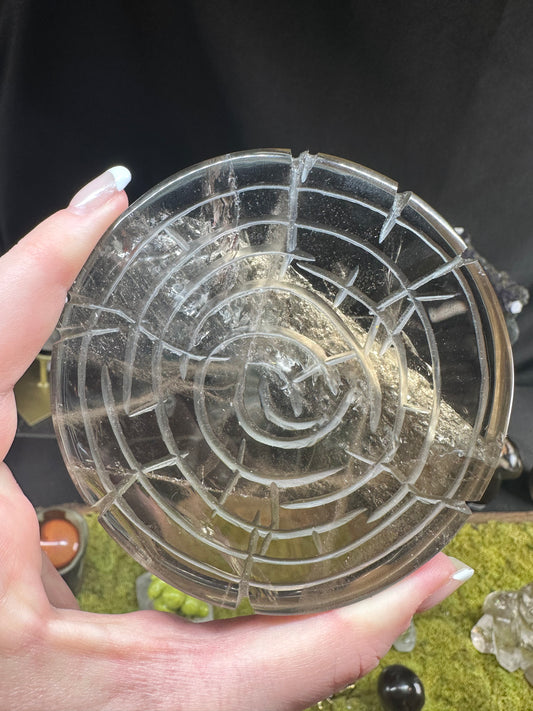 Enchanted Forest Smokey Quartz Coaster