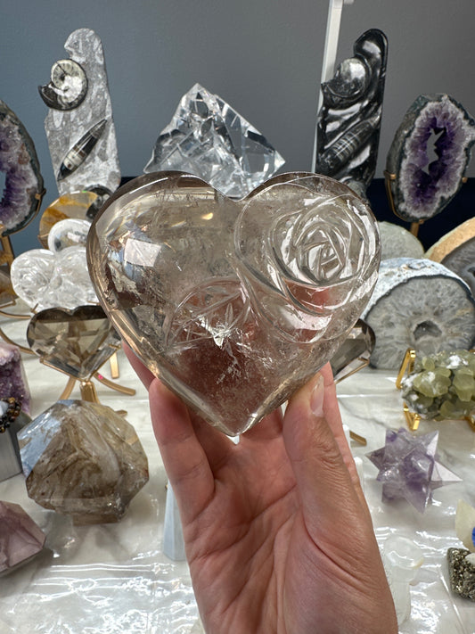 Smokey Quartz Heart