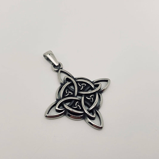 Viking Celtic Knot Stainless Steel Pendant - MJ/MNP: Single pendant