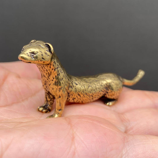 Brass Weasel Crafts Decoration Desktop Ornaments