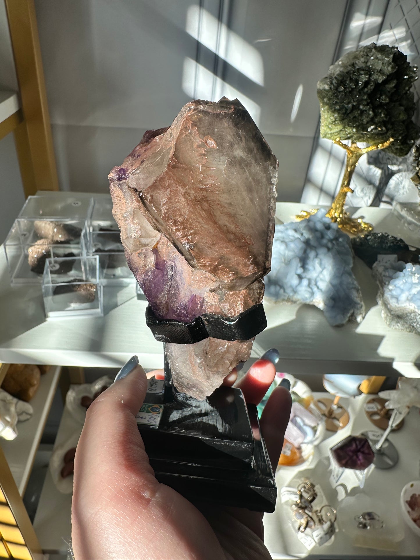 Smokey Amethyst Elestial