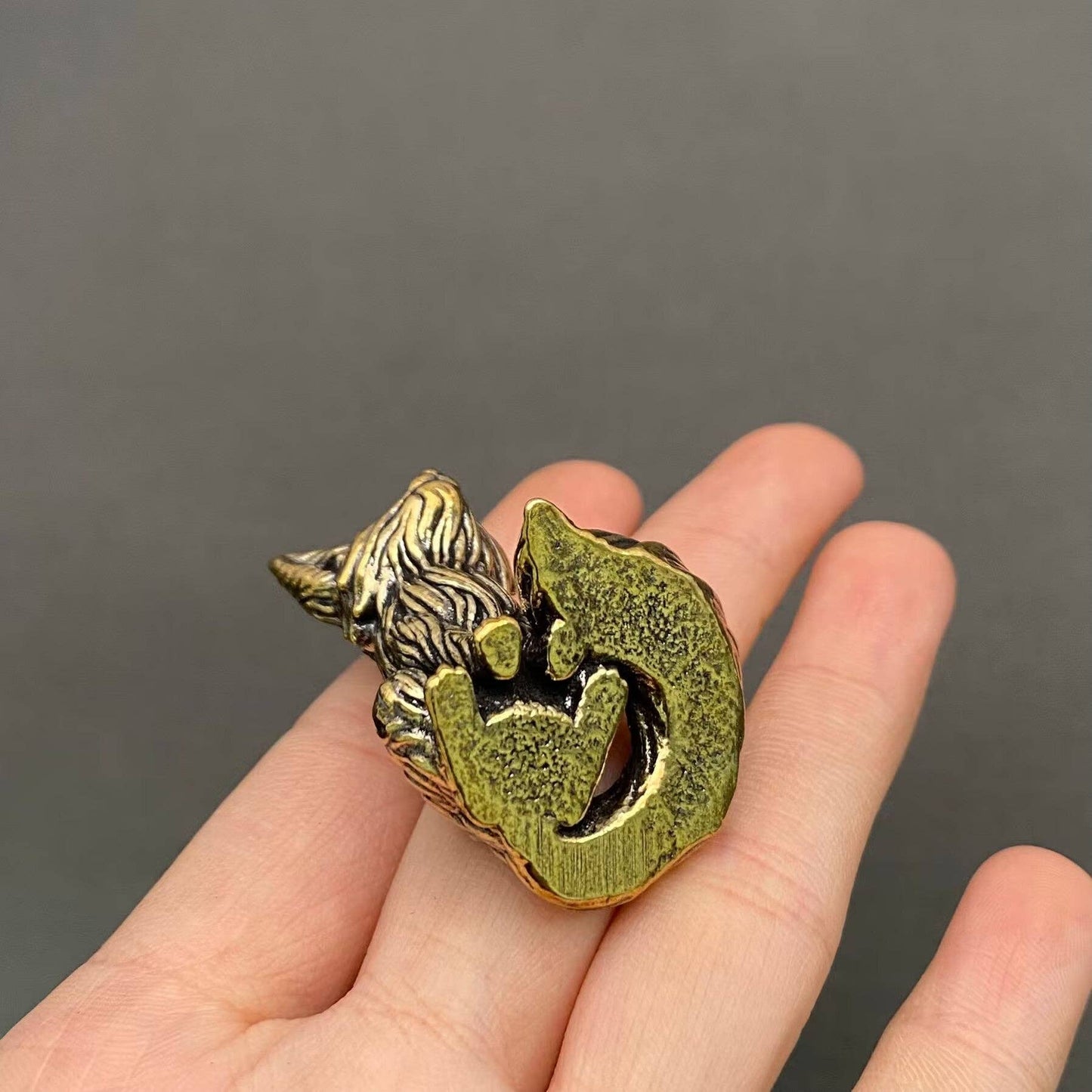 Brass Little Fox Crafts Desktop Ornaments Decoration