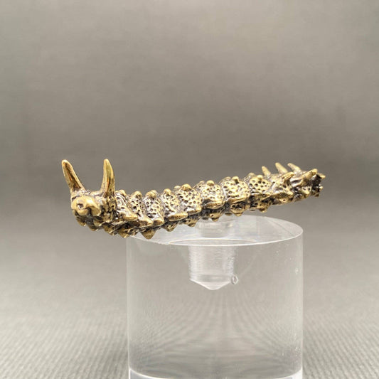 Brass Caterpillar Crafts Desktop Ornaments Decoration