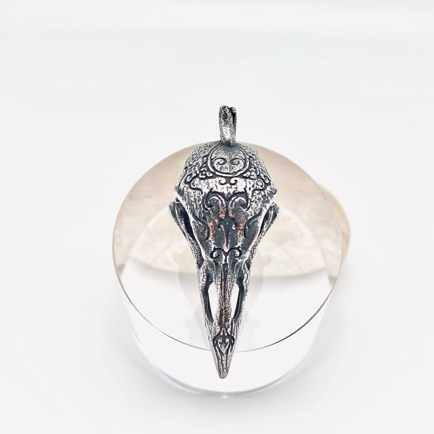 Viking Stainless Steel Crow Head Pendant - Only pendant