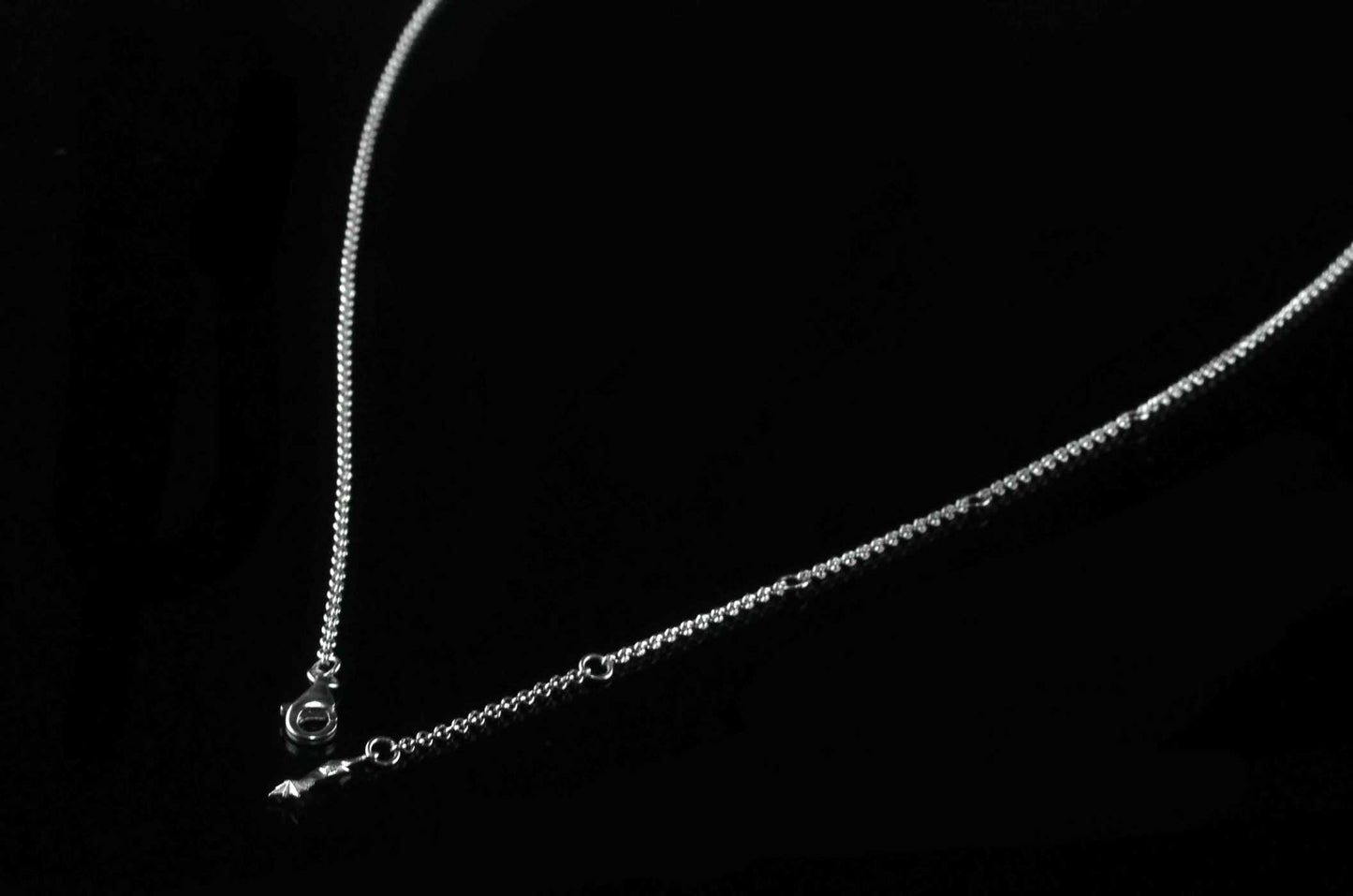 Starborn 22" & 30" Adjustable Sterling Silver Rolo Chain with Shooting Star Charm