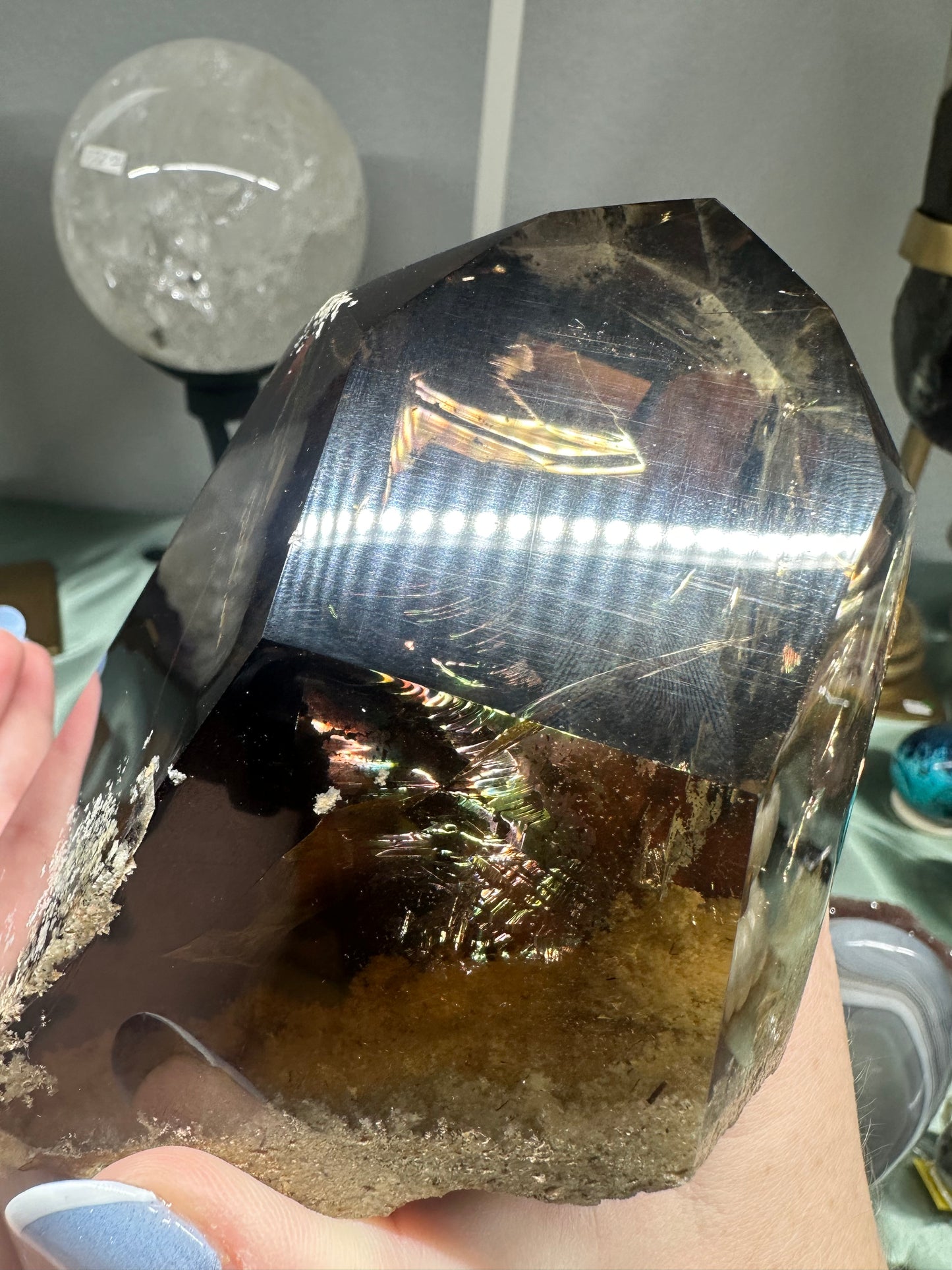 Cognac Lodolite/Garden Quartz