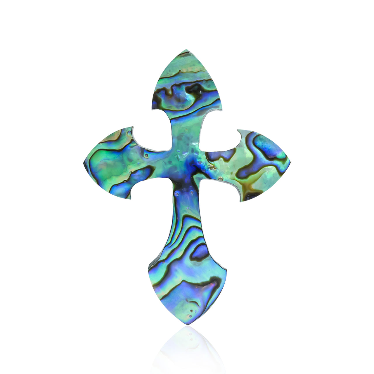Starborn Abalone Shell Cross Cabochon - 1 Piece