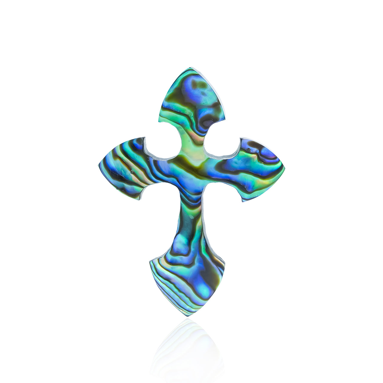 Starborn Abalone Shell Cross Cabochon - 1 Piece